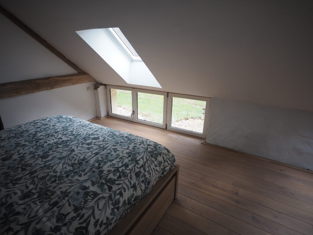 uitzicht vanuit de slaapkamer